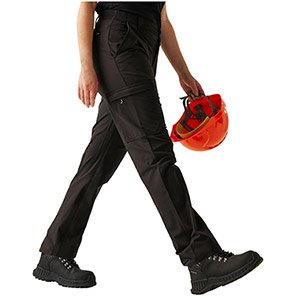 Regatta TRJ627 Women’s Black Pro Action Stretch Trousers