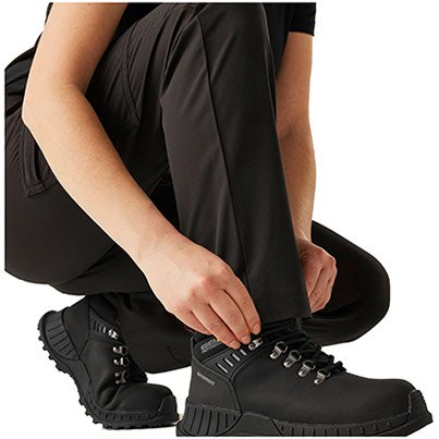 Regatta TRJ627 Women’s Black Pro Action Stretch Trousers