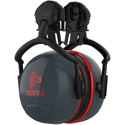 JSP Sonis 3 Helmet-Mounted Ear Defenders