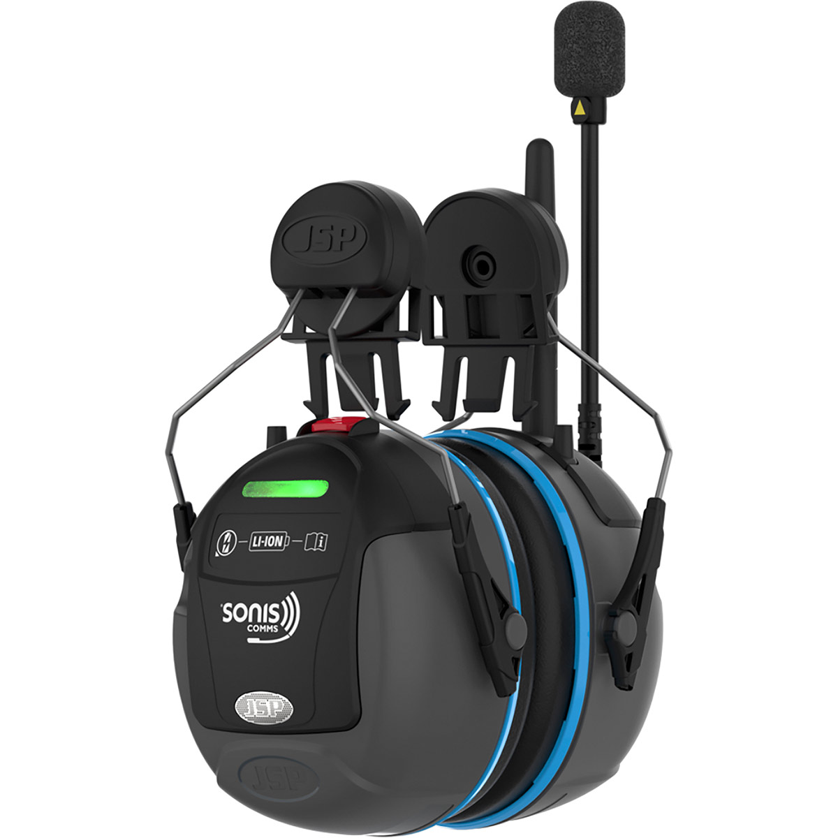 JSP Sonis Comms HelmetMounted Bluetooth Communication Ear Defenders