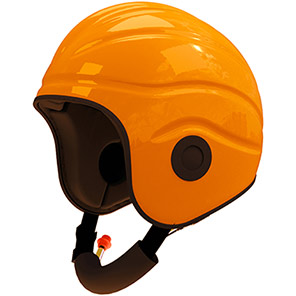 Gecko MK11 Orange Open Face Marine Safety Helmet
