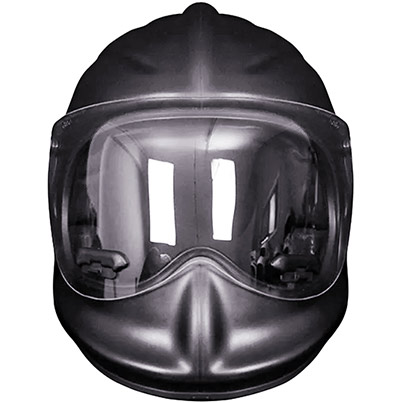 Gecko Black Full-Face Visor