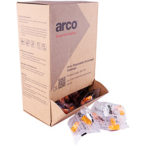 Arco Disposable Uncorded Earplugs (Pack of 200)