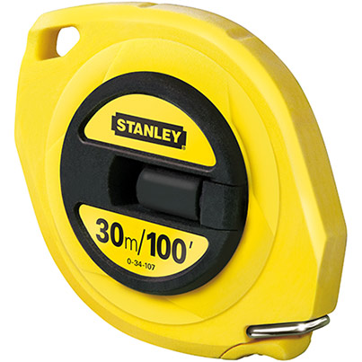 Stanley 30m Closed-Case Steel Tape Measure
