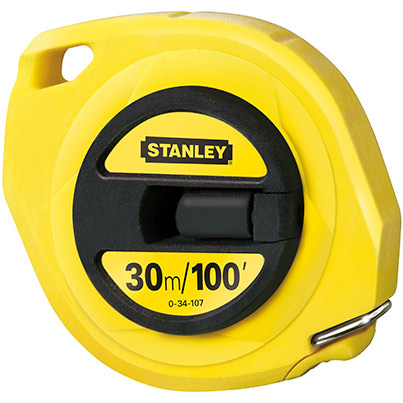Stanley 30m Closed-Case Steel Tape Measure