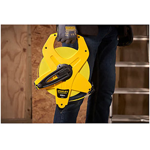 Stanley Powerwinder 100m Fibreglass Tape Measure
