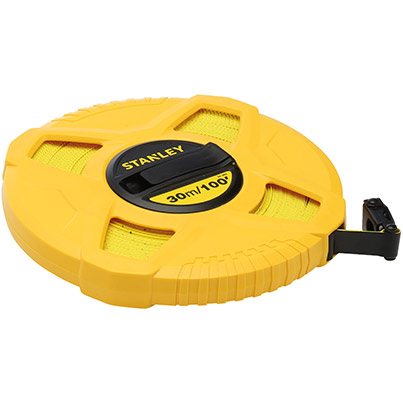 Stanley 30m Closed-Case Fibreglass Tape Measure