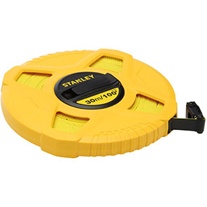 Stanley 30m Closed-Case Fibreglass Tape Measure