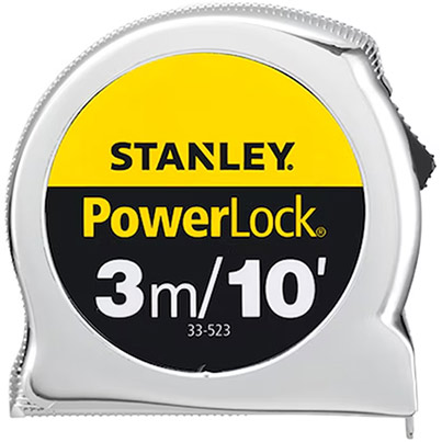 Stanley PowerLock 3m Tape Measure