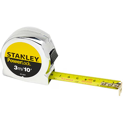 Stanley PowerLock 3m Tape Measure