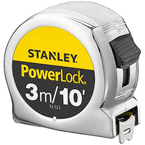 Stanley PowerLock 3m Tape Measure