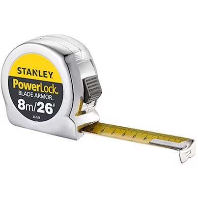 Stanley PowerLock 8m Tape Measure