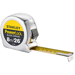 Stanley PowerLock 8m Tape Measure