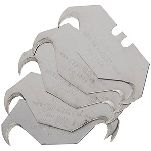 Stanley 1996 Large Hook Utility Knife Blades (Pack of 5)