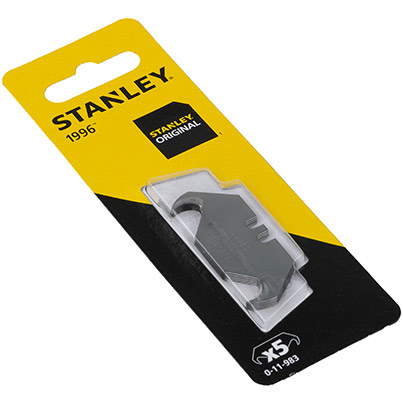 Stanley 1996 Large Hook Utility Knife Blades (Pack of 5)
