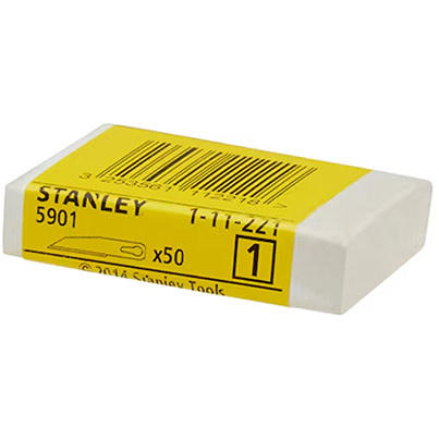 Stanley Slimknife Craft Knife Blades (Pack of 50)