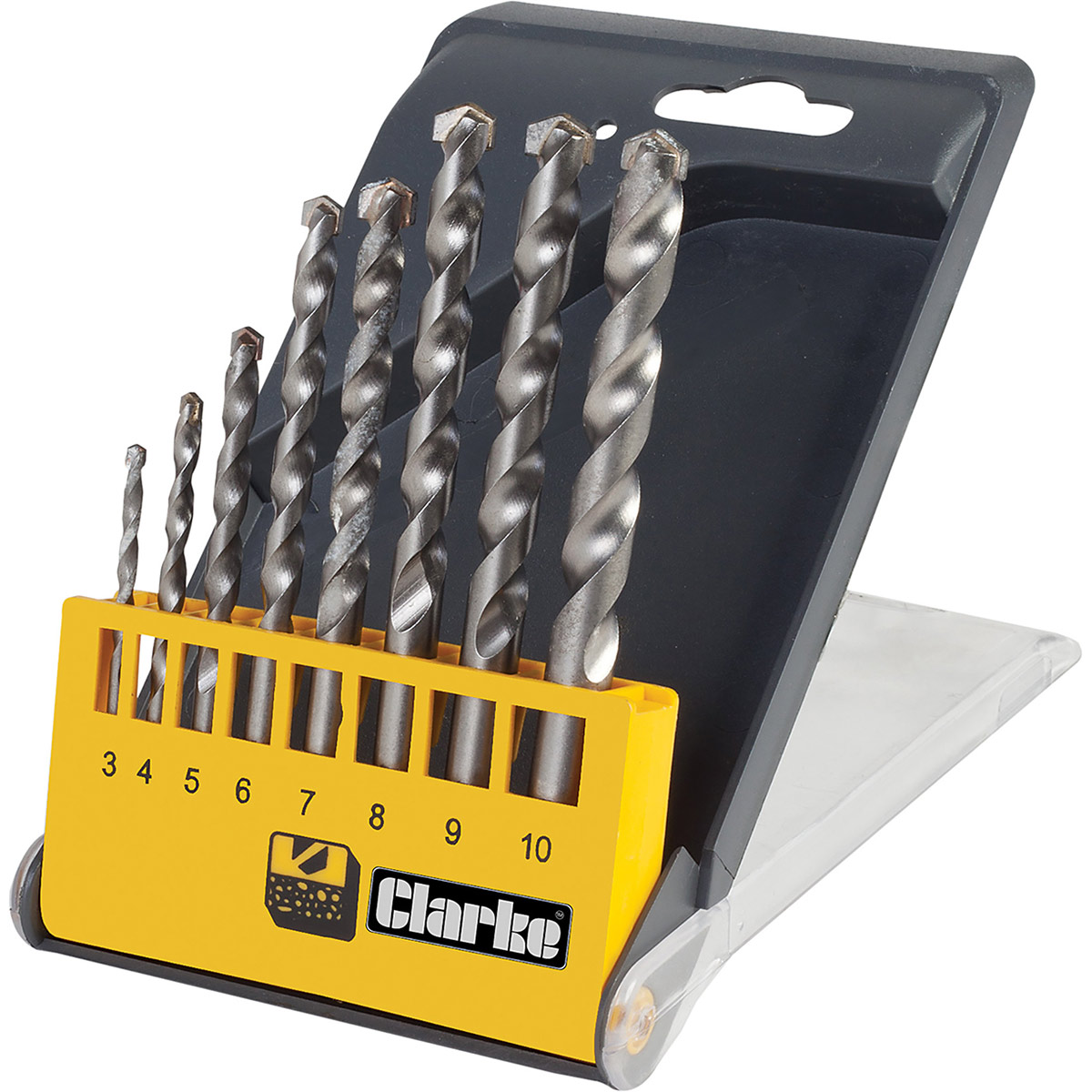 Clarke Carbide Masonry Drill Bit Set Clarke Drill Bit Sets Arco