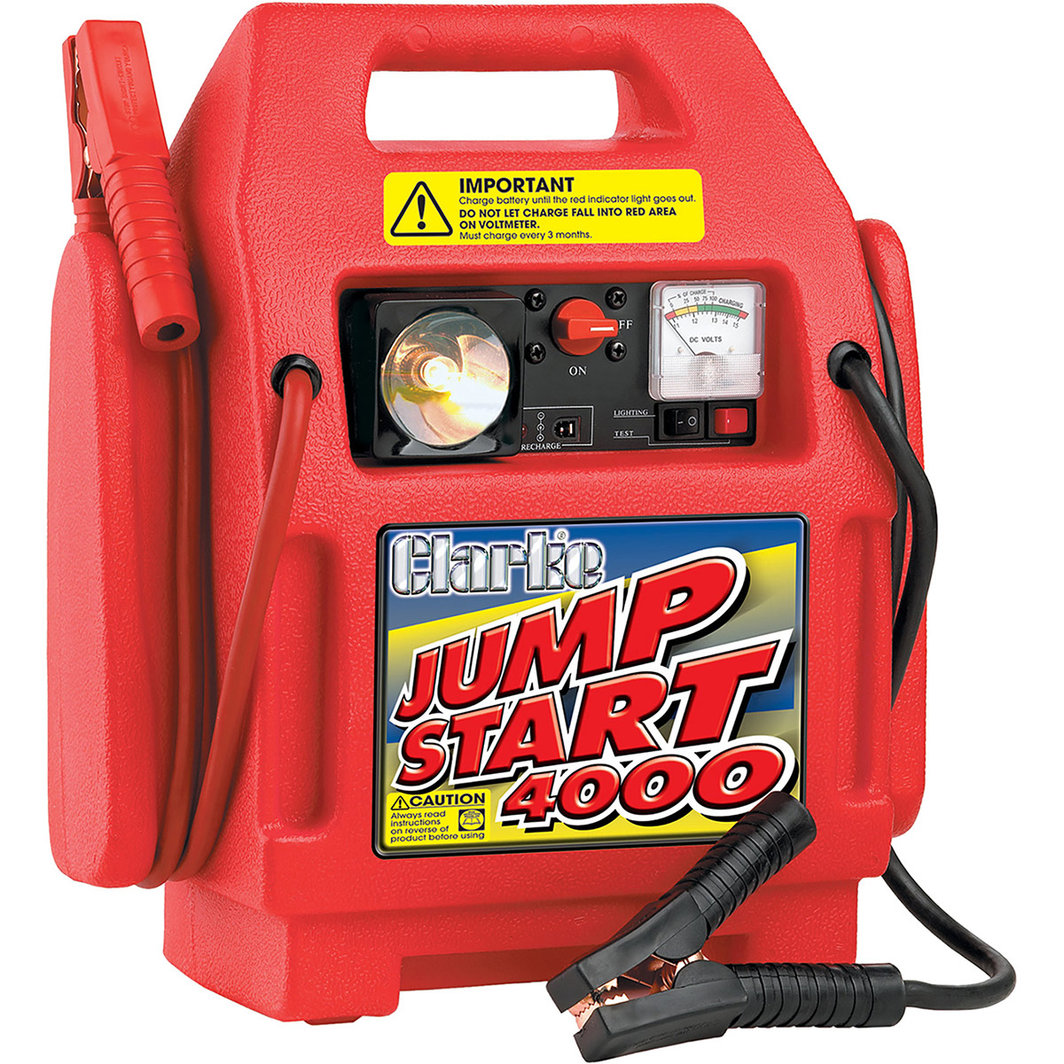 Clarke JumpStart 4000 HeavyDuty Battery Start Clarke Jumpers & Car