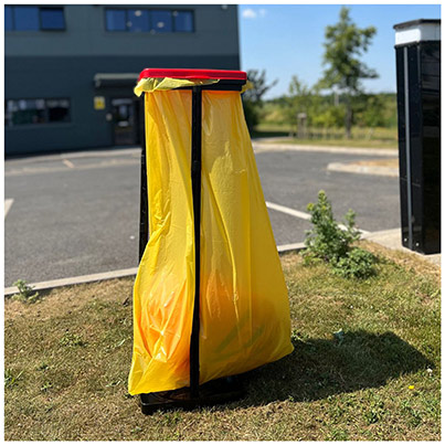 Cromwell Yellow 90L Heavy-Duty Bin Bags (Box of 200)