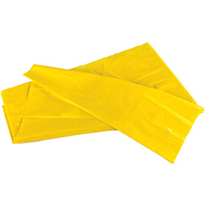 Cromwell Yellow 90L Heavy-Duty Bin Bags (Box of 200)