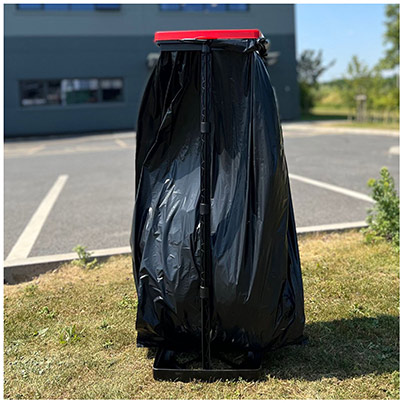 Cromwell 90L Black Heavy-Duty Bin Bags (Box of 200)
