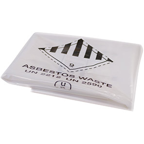 Cromwell Clear 60L Asbestos Bags (Box of 100)