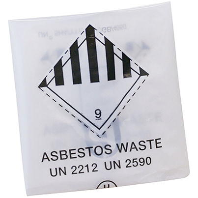 Cromwell Clear 60L Asbestos Bags (Box of 100)