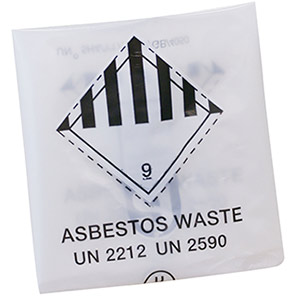 Cromwell Clear 60L Asbestos Bags (Box of 100)