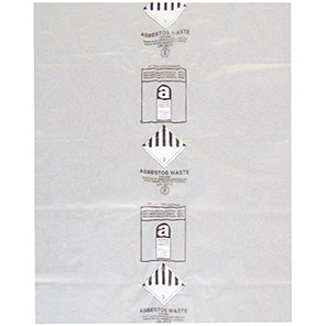 Cromwell Clear 60L Asbestos Bags (Box of 100)