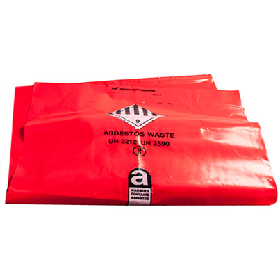 Cromwell Red 60L Asbestos Bags (Box of 100)
