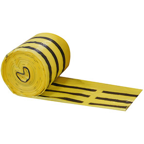 Cromwell 30L Yellow/Black Tiger Stripe Clinical Waste Bags (Box of 500)