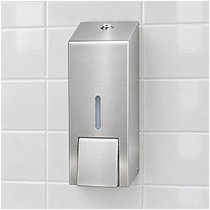 C21 Hygiene 304 Stainless Steel Refillable Soap Dispenser