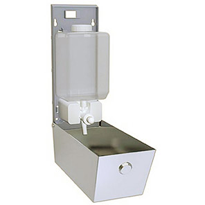 C21 Hygiene 304 Stainless Steel Refillable Soap Dispenser