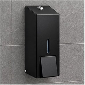 C21 Hygiene 304 Black Refillable Soap Dispenser