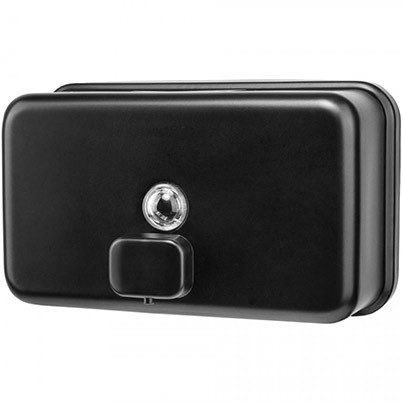 C21 Hygiene Black Horizontal Soap Dispenser