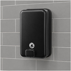 C21 Hygiene Black Vertical Soap Dispenser