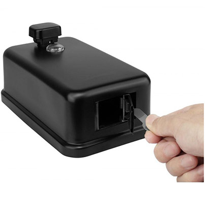 C21 Hygiene Black Vertical Soap Dispenser