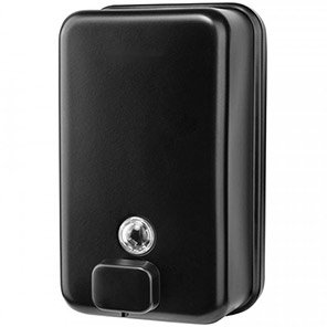 C21 Hygiene Black 1.2L Vertical Soap Dispenser