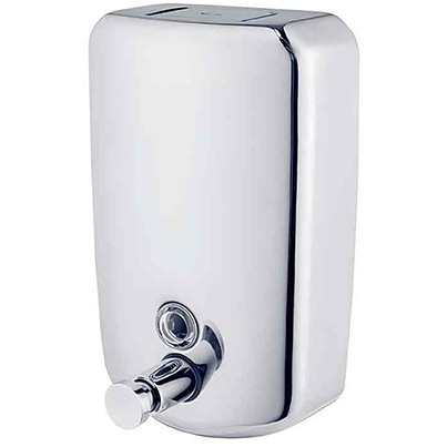C21 Hygiene Chrome Vertical Soap Dispenser