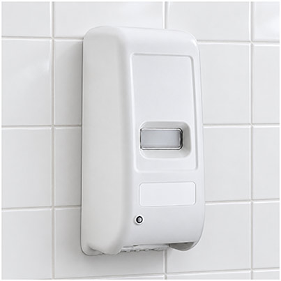 C21 Hygiene White 1L ABS Automatic Soap Dispenser