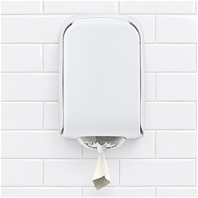 C21 Hygiene White ABS Centrefeed Dispenser