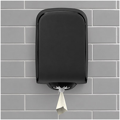C21 Hygiene Black ABS Centrefeed Dispenser