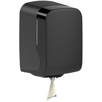 C21 Hygiene Black ABS Centrefeed Dispenser