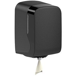 C21 Hygiene Black ABS Centrefeed Dispenser