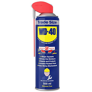 WD-40 Multipurpose Lubricant Spray with Smart Straw 500ml