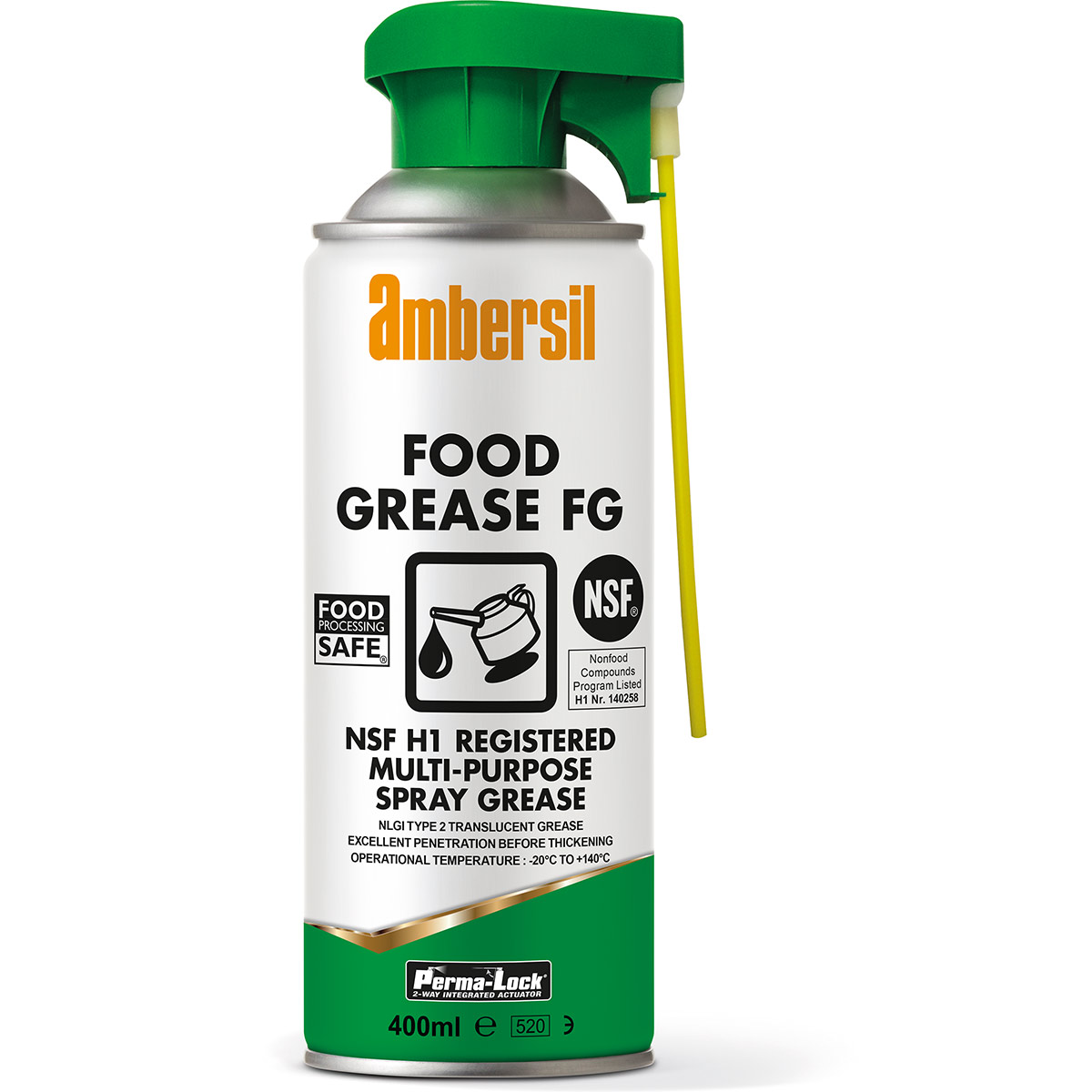 Ambersil FoodSafe Grease Spray 400ml Ambersil Grease Arco