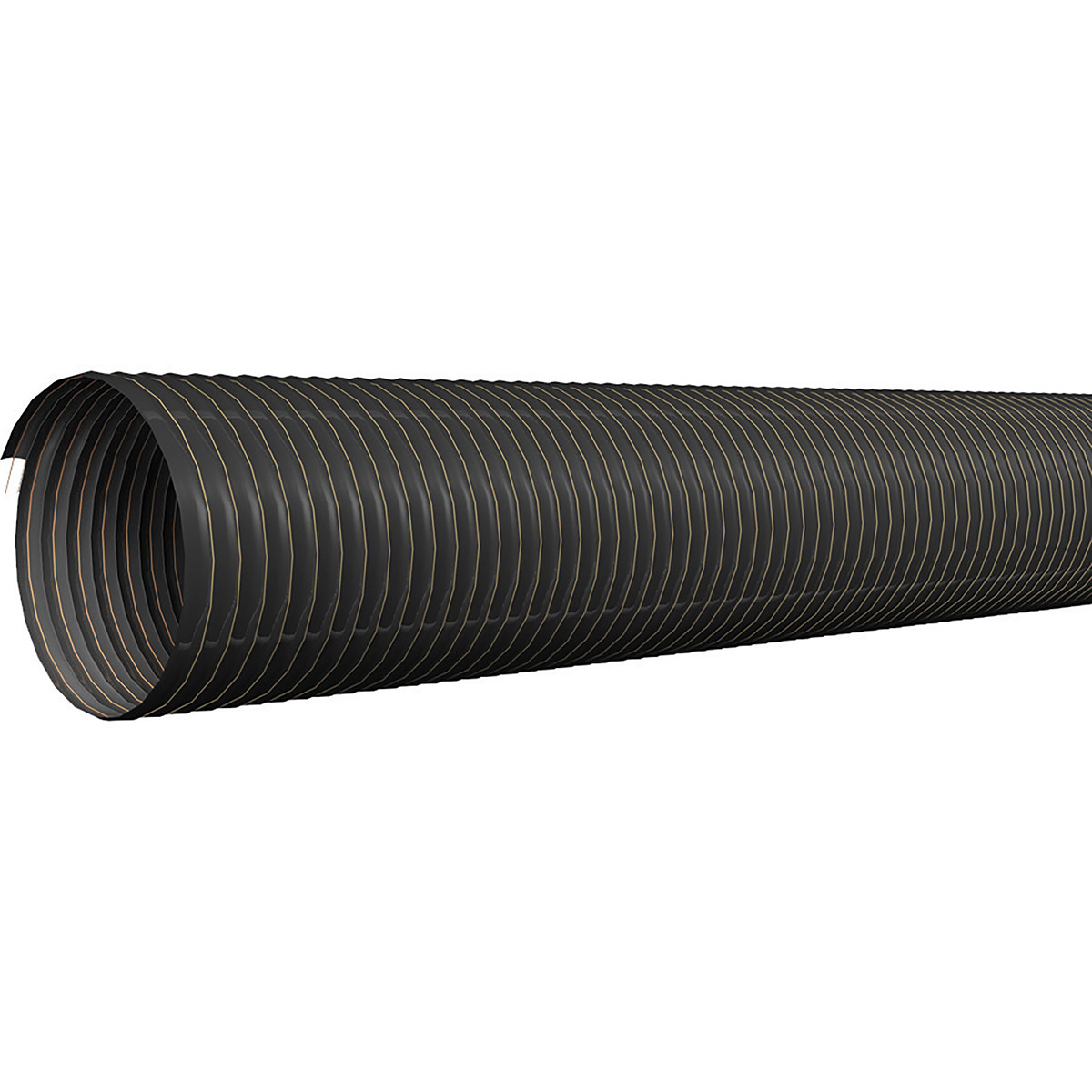 Masterflex MasterNeo 1 Black Neoprene Flexible Ducting 4m Masterflex