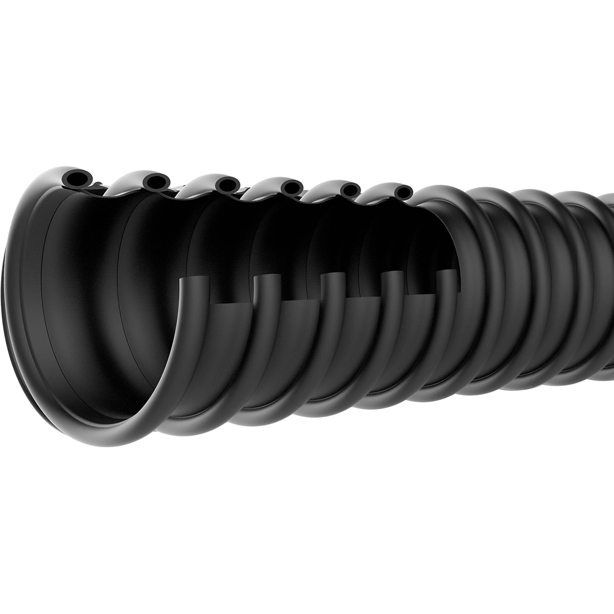 Masterflex Carflex Super Black EPDM Flexible Ducting 10m Masterflex