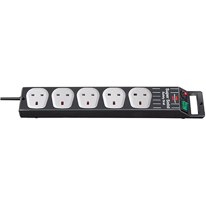 Brennenstuhl Super Solid Five-Socket Extension Lead