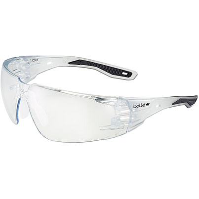 Bollé RUSH 2.0 PLATINUM Lite Clear-Lens Safety Glasses